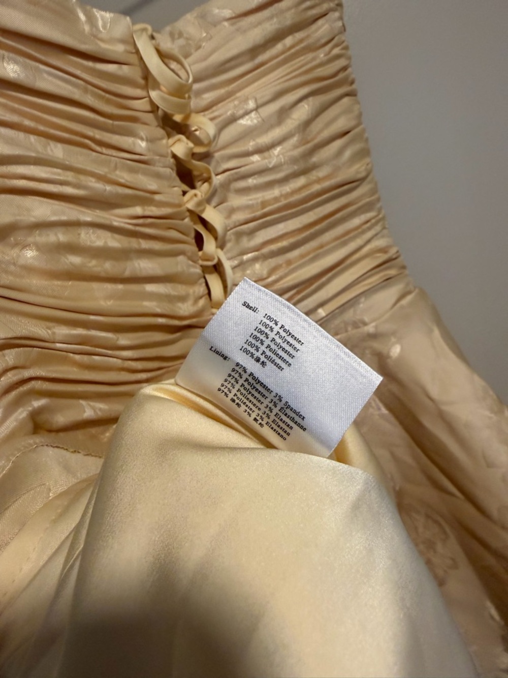 V. Chapman The Ellerie Dress Butter Yellow Baroque Floral Size 2 NEW! With tags! - Picture 11 of 13